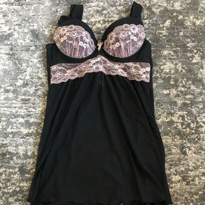 Black and pink nighty